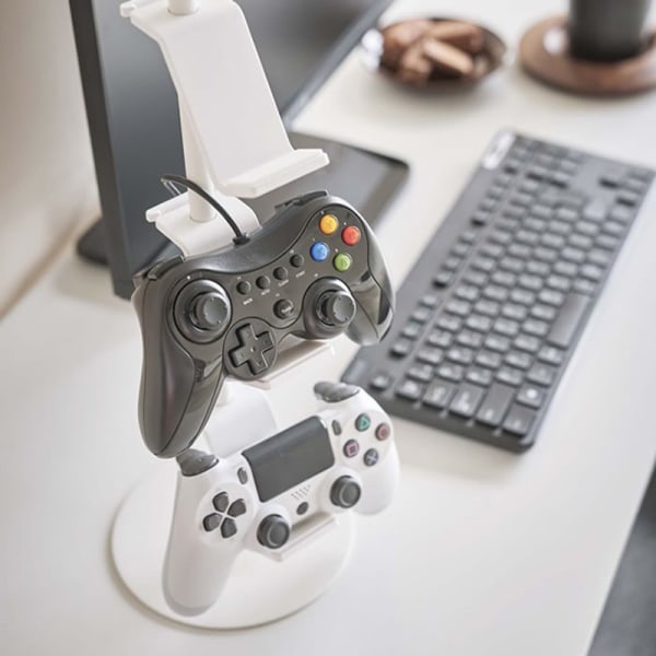 Kontrollstativ Headsetstativ Universellt Gamepadstativ Universellt Skrivbordstillbehör för spel, Perfekt organisation för hemmakontor