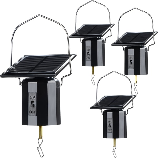 4 stk solvindspinner liten motor hengende spinnmotor spinn vindklokkespill motor for vindklokkespill solfanger display hage plen Ent