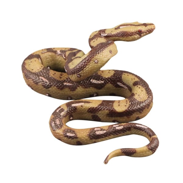 Realistisk falsk python leksak gummi orm python karaktär Halloween skämt rekvisita skräck present leksak