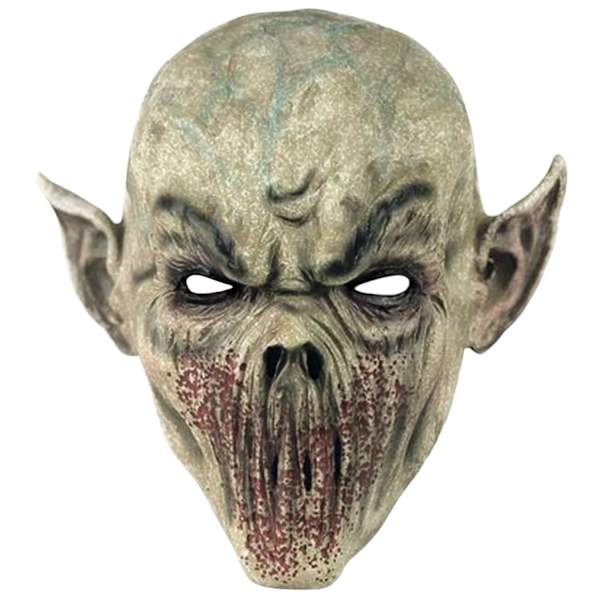 Pelottava halloween-naamio, pirunaamio, alien verinen hirviönaamio, creepy  kauhunaamio
