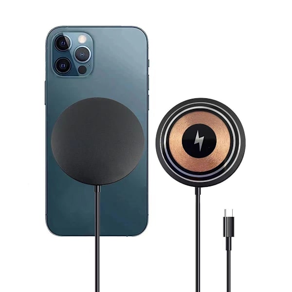 Magneettinen langaton laturi, 15 W yhteensopiva iPhone 14/14 Max/14 Pro/14 Pro Max/13/13 Pro/13 Pro Max/13 Mini/12/12 Pro/12 Pro Max/12 Mini