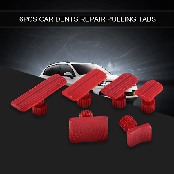 Bil Dent Puller Puller Bil Dent Fjernelse Puller 6-Pack Bil Karosseri Dent Fjernelse Puller Maling-Fri Dent Reparationsværktøj