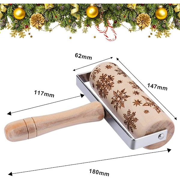 Präglad Träjulkalender, Handgjord Träjulkalender