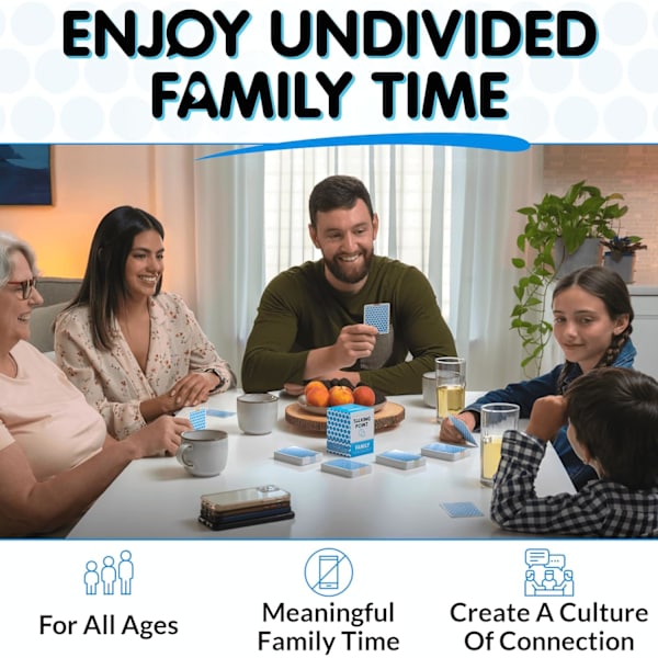 200 Samtalekort til at få børn til at tale og lytte under køreture og familiemiddage