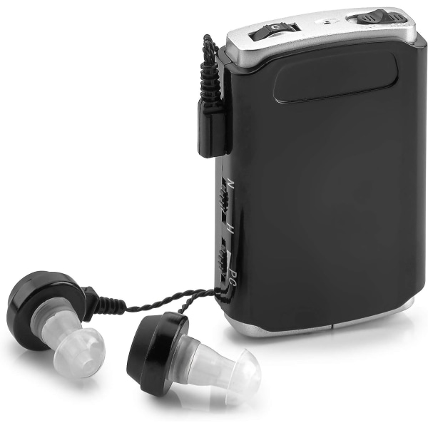 Lydforstærker - Pocket Sound Voice Enhancer-enhed med Duo Mic