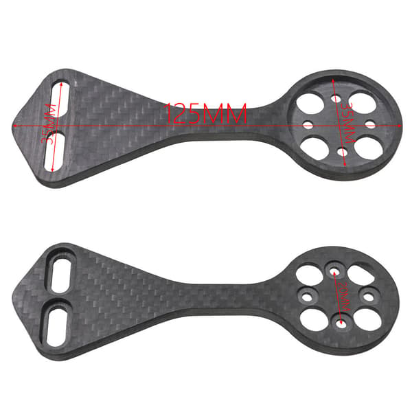 F12 Sykkelstyre Carbon Fiber Datamaskinfeste for Garmin Cateye