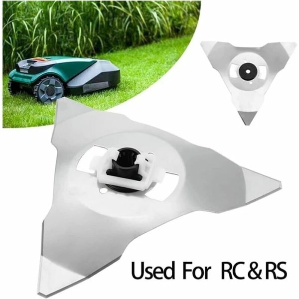 Rustfrit stål græsplæneklinge udskiftning græsplæneklippere klinger passer til Robomow RS RC Automatisk mobil robot maskin reservedele