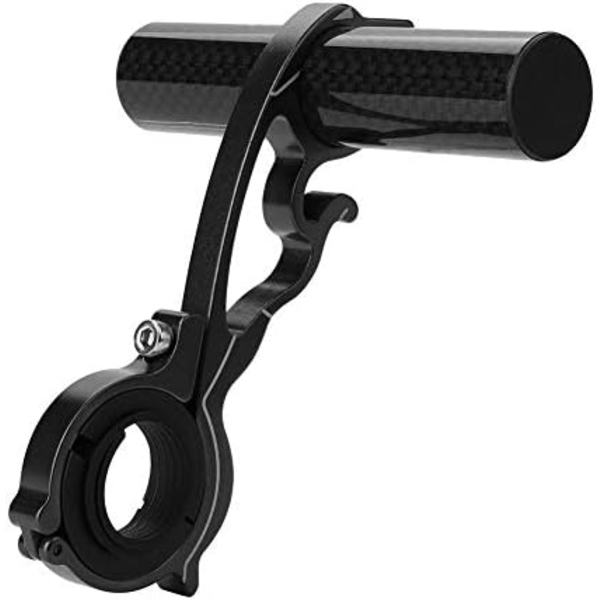 Cykelförlängning, Heavy Duty Cykelförlängningsfäste för GPS-lampor/enheter/strålkastare/kameror (Svart)