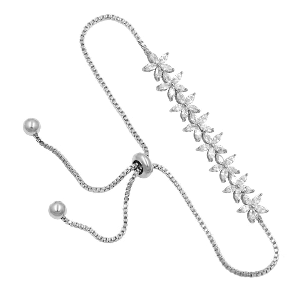 Zircon Armbånd Dame Diamond Justerbar Crystal Tennis Chain Accessories