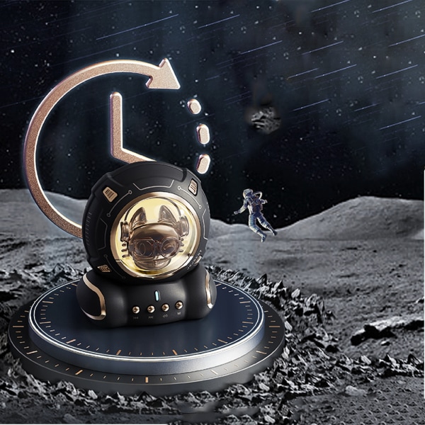 Luova astronautti langaton bluetooth-kaiutin mini kannettava matkapuhelin subwoofer ulkoilma pieni audio valkoinen