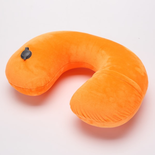 1 pakke Ultralett oppblåsbar nakkepute oransje