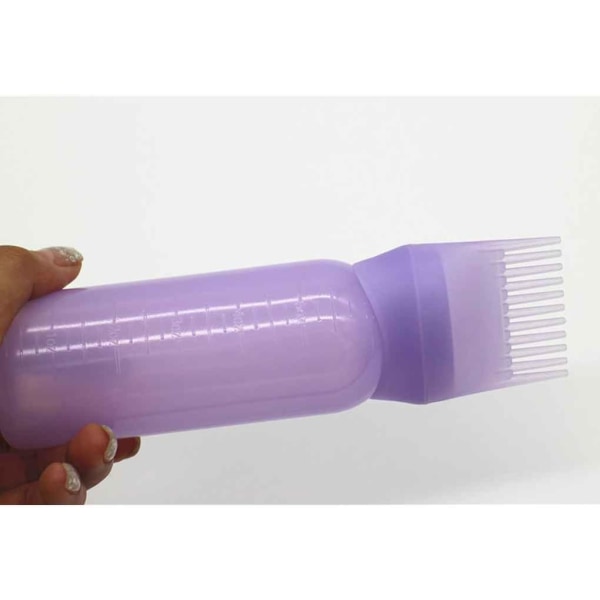Hair Smear Bottle (lila), Hair Dye Comb Applicator Essential Ha