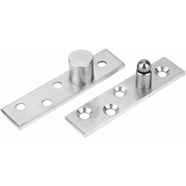 360 asteen pyörivät ovensaranat, saranat piilotettu ruostumattomaan teräkseen 75x17mm sivun yläosassa (epäkeskinen tappi), 2 kpl