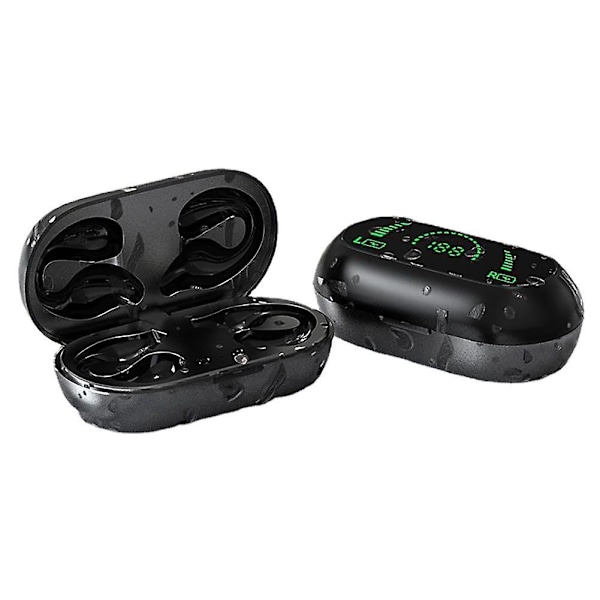 Öronklämma Hörlurar Bluetooth Benledning, Smärtfri Komfort Trådlösa Hörlurar