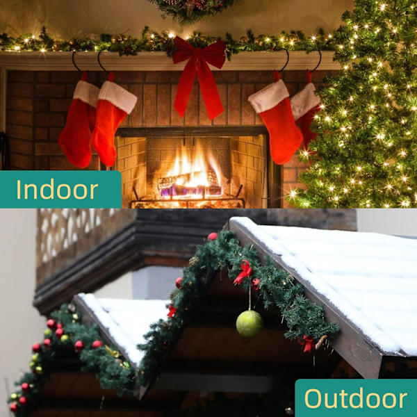 Julekrans Festlig julekrans, perfekt til en DIY-krans, med 220 grene