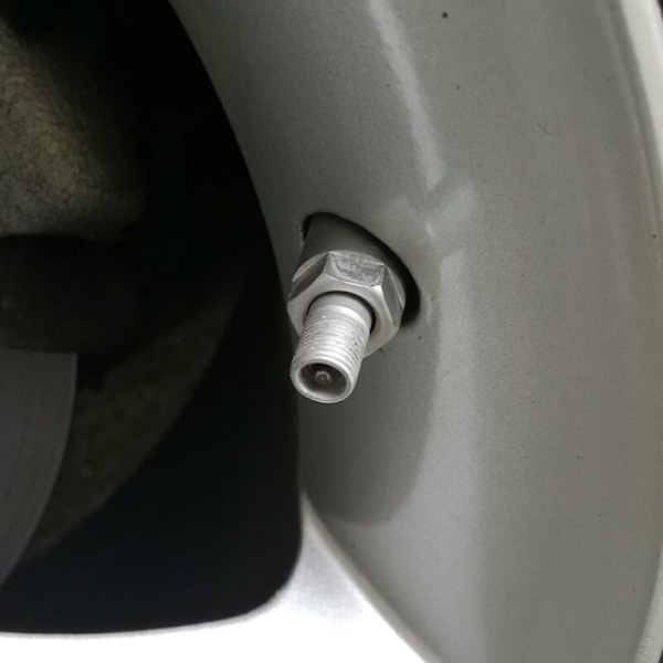 5 st dammkapslar för bil runt aluminiumhjul däckventil röda kapslar