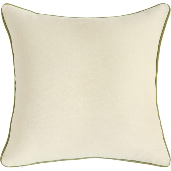 Sett med 2 broderte putetrekk 45x45 putevar i bomull med blomstermargeritter dekor for sofa, soverom, bilsete