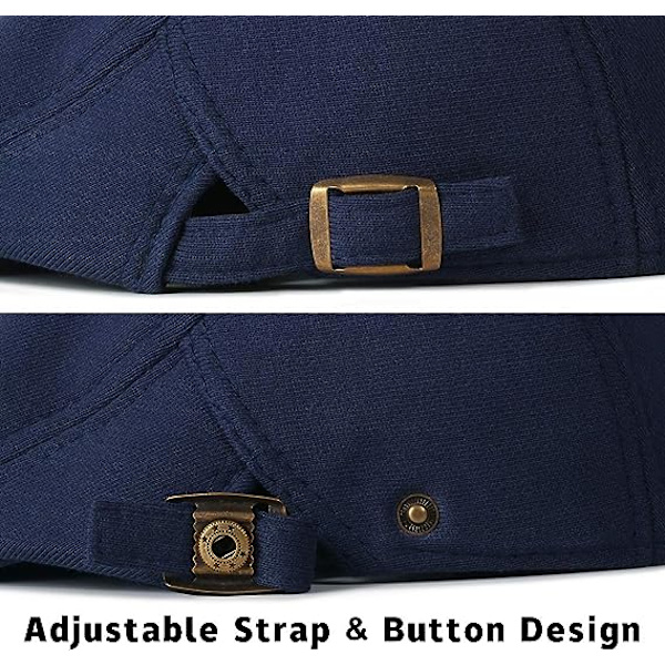 Beret Cap Mænd Justerbar Flad Vintage Lvy Hat