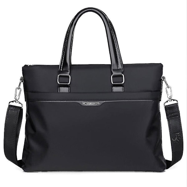 Herre Business Casual Bag Briefcase Computer Canvas Bag Oxford Cloth Dokument Bag
