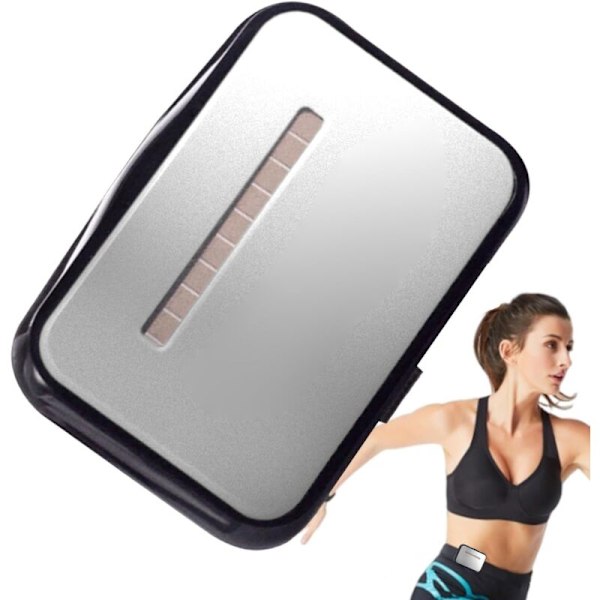 Stegräknare, Kaloriräknare med Stor LCD-Display Bärbar Stegräknare med Midjeklämma för Jogging, Vandring, Löpning, Promenader