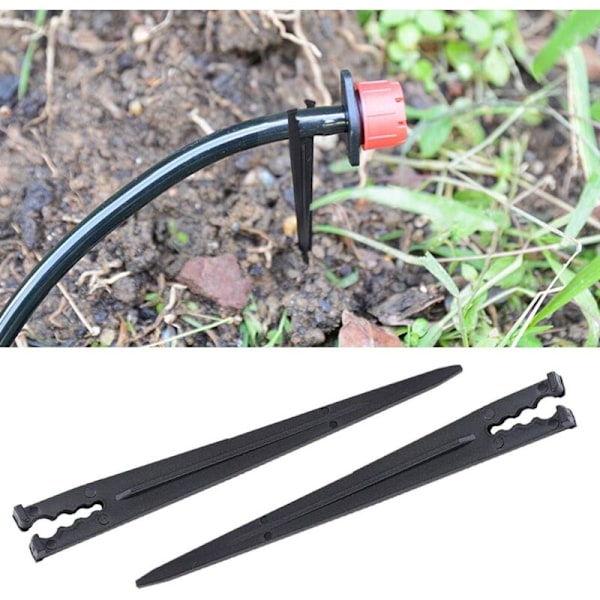 Sett med 50 vanningsstøtter for irrigasjonsslange - for hageslange - tilbehør for 4/7 eller 3/5 vanningsslange