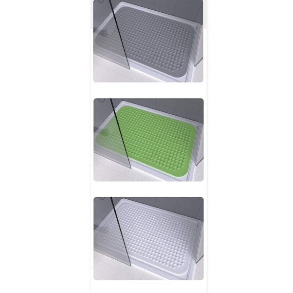 Suorakulmainen suihkumatto, suuri kylpyhuoneen liukuestematto, kotitalouden suihkuhuoneen kylpymatto, WC:n lattiamatto, PVC-jalkahierontakylpymatto - 8858cm