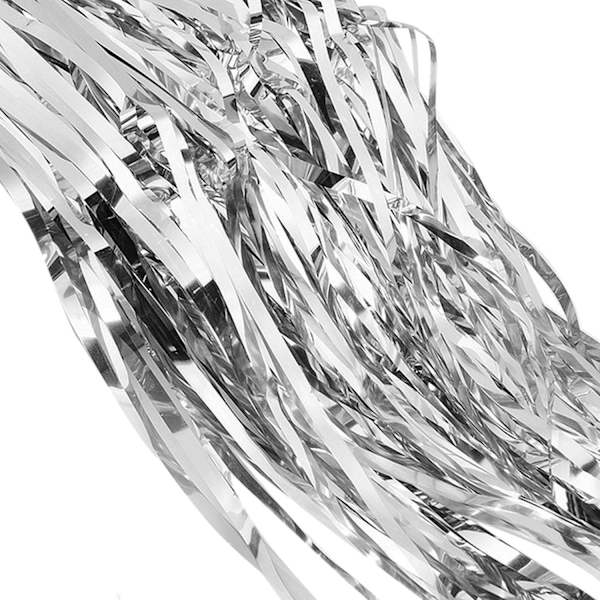 Rosa plastgardiner fransar - Festbakgrund frans dekoration - Dörrglitter fotorekvisita - För födelsedagsfirande - Temafester - Hallo