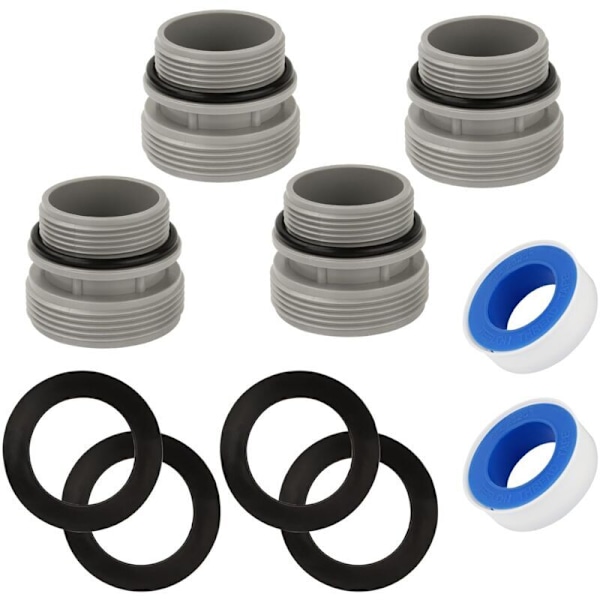 4560 Uima-allassletkun muunnossarja, yhteensopiva Intex-uima-altaan suodatinpumpun kanssa, letkusovitin Intex-altaille, 40 mm - 1 1/2\" muunnossarja