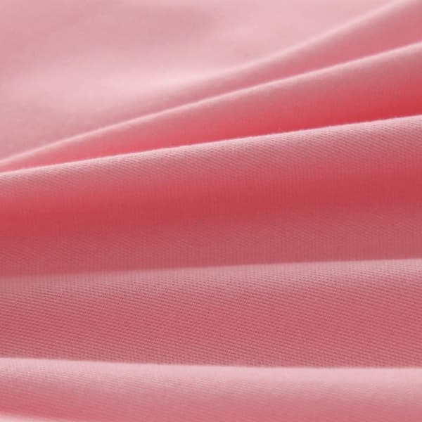 Sengesett, 180 x 200 cm, dybde 30 cm, polyester madrassbeskytter, rosa