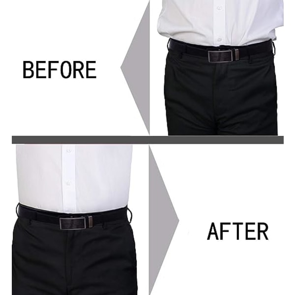 1 Par Skjorthållare för män - Elastisk - Med Anti-Slip Lock - Adju