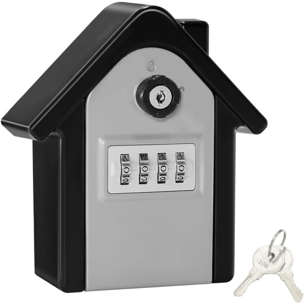 Väggnyckelbox (Silvergrå)