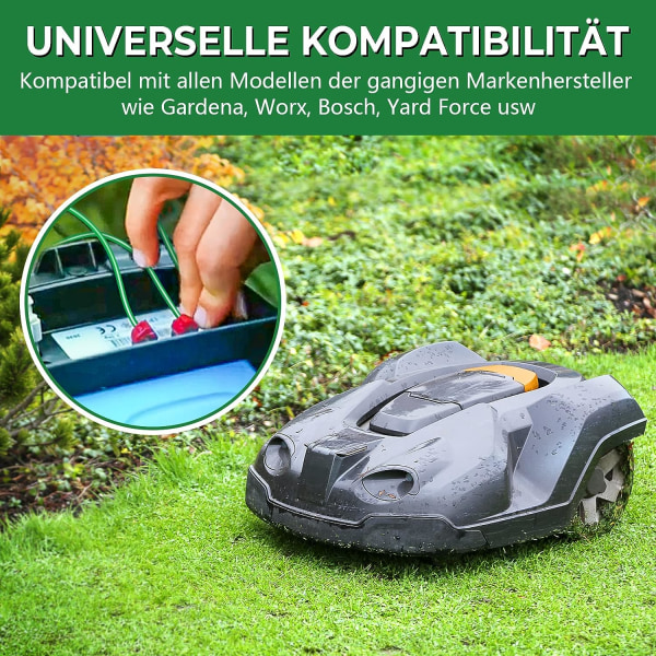 500 stk. Robotplæneklipper forbindelsesstik til ladestation T-forbindelse Hurtigforbindelse til plæneklipperrobot Husqvarna Automower Worx Bosc
