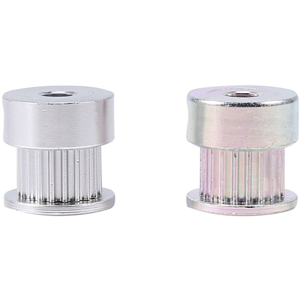 2-delad tandremsskiva i aluminiumlegering 5 mm innerdiameter 20 tänder för 3D-skrivare