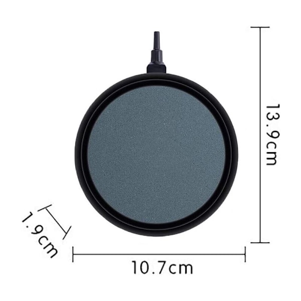 10 cm Keramisk Akvarium Luftdiffuser Dyb Opløsning Luftpumpe Akvatiske Fisketilbehør