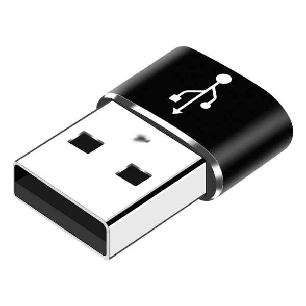 Adapter, USB A til USB Type C Adapter, Hann til Hunn Converter, USB C ladekabel