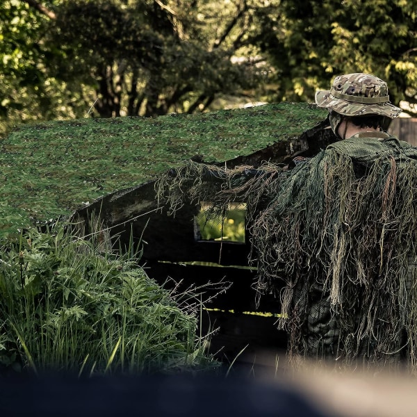 Woodland Military Network Camouflage Netting Lätt Vikt Hållbar