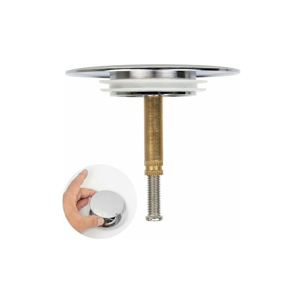 Elegant badekarprop til alle standard badekar, Badekarprop, Badekar skærm, 70mm Badekarprop, universal bundprop, bundprop