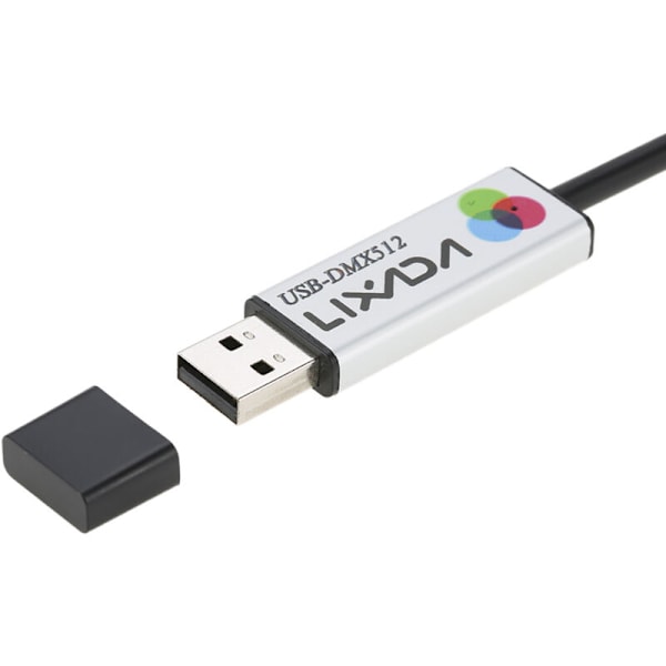 USB-liitäntäadapteri DMX LED DMX512 -valaisimen ohjaimeen PC-himmentimelle