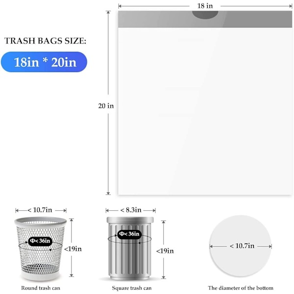Skräppåsar, Tunga, Glidhandtag (75 st) Grå