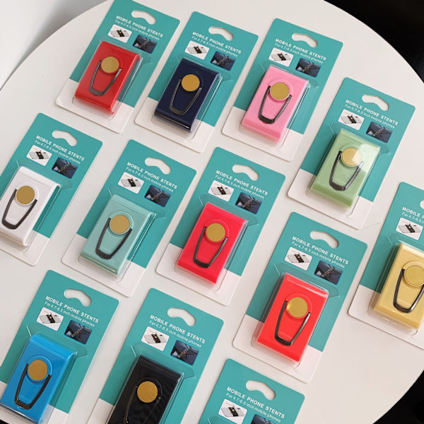 Universal justerbar telefonholder roterende magnetisk sugekopp skrivebord hjem bil（Rød）