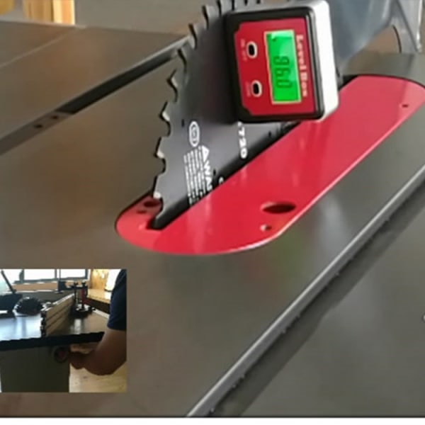 Lutningsmätare, Lytool 2 * 180° Magnetisk Digital Lutningsmätare Elektronisk Digital Nivå, Digital Vinkelmätare, LCD och Bakgrundsbelysning, för Snickeri, Byg
