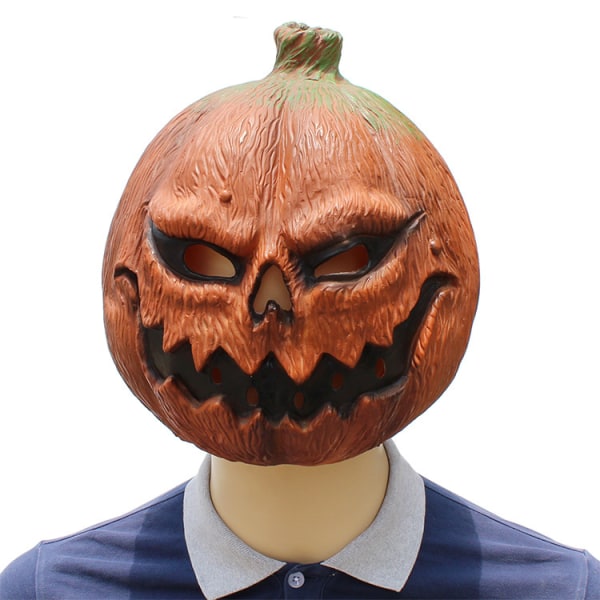 Halloween Gresskarhode Maske Skrekk Morsom Maskerade Forkledning Prom Rekvisita