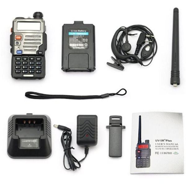Walkie-Talkie Baofeng Uv-5R 100-240V Amerikansk SALG