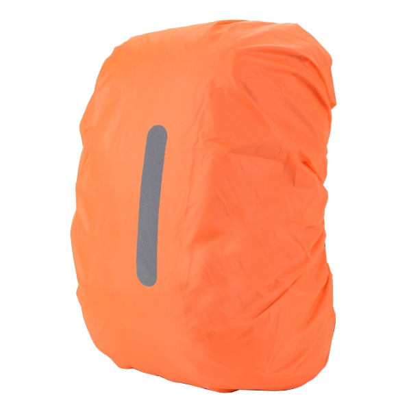 Backpack Rain Protection Waterproof Rain Cover School Bag With Reflective Strips Adjustment Buckle orange (L-45-55L)