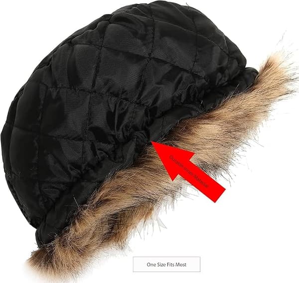 Kvinde Faux Fur Hat Varm Russisk Kosak Stilful Vinter Essentials (brun)
