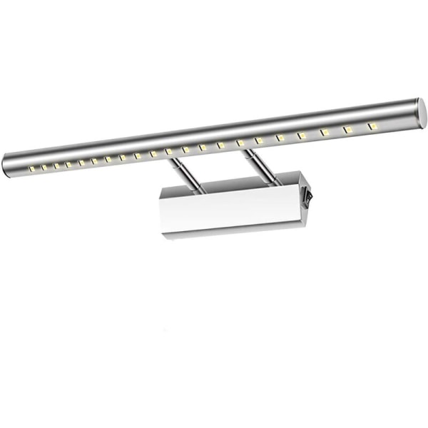 Badeværelseslampe LED Spejl 5W Væglampe Bordlampe Vandtæt IP44 Justerbar 180° med Rustfrit Stål Afbryder Belysning Dekoration Toilet Møbler