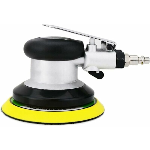 Ammattimainen paineilmakäyttöinen epäkeskohiomakone, tehokas mini-kaksoistoiminen pneumaattinen kiillotuskone, 9500 rpm, (1 kpl, 125 mm)-