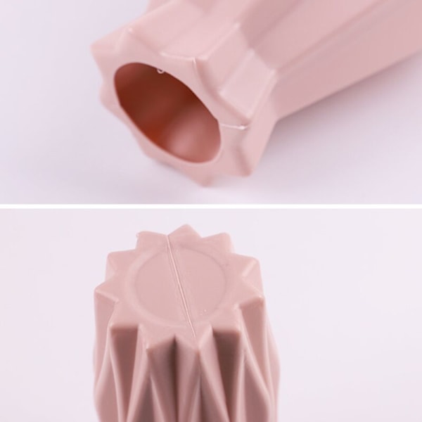 Geometrisk linje geometrisk keramisk vas vasstil med torkade blommor husdekoration
