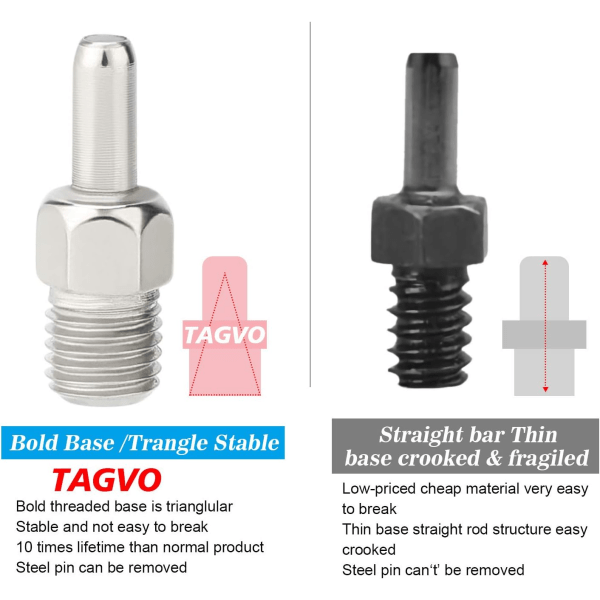 Kædebryder værktøj, Universal til 7 8 9 10 Speed ​​Kædelink Fjernelse med Rustfrit Stål Backup Pins, Nem Brug Cykel Kæde Splitter Cutter Portab