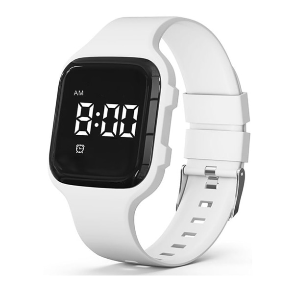Värähtelevä watch, watch vedenpitävä lääketieteellinen watch ajastimella (valkoinen)